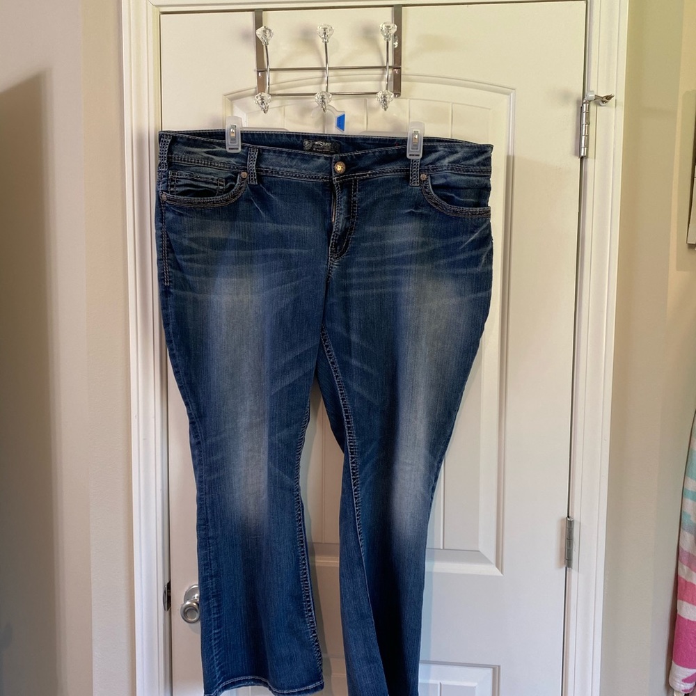 Silver jeans!!